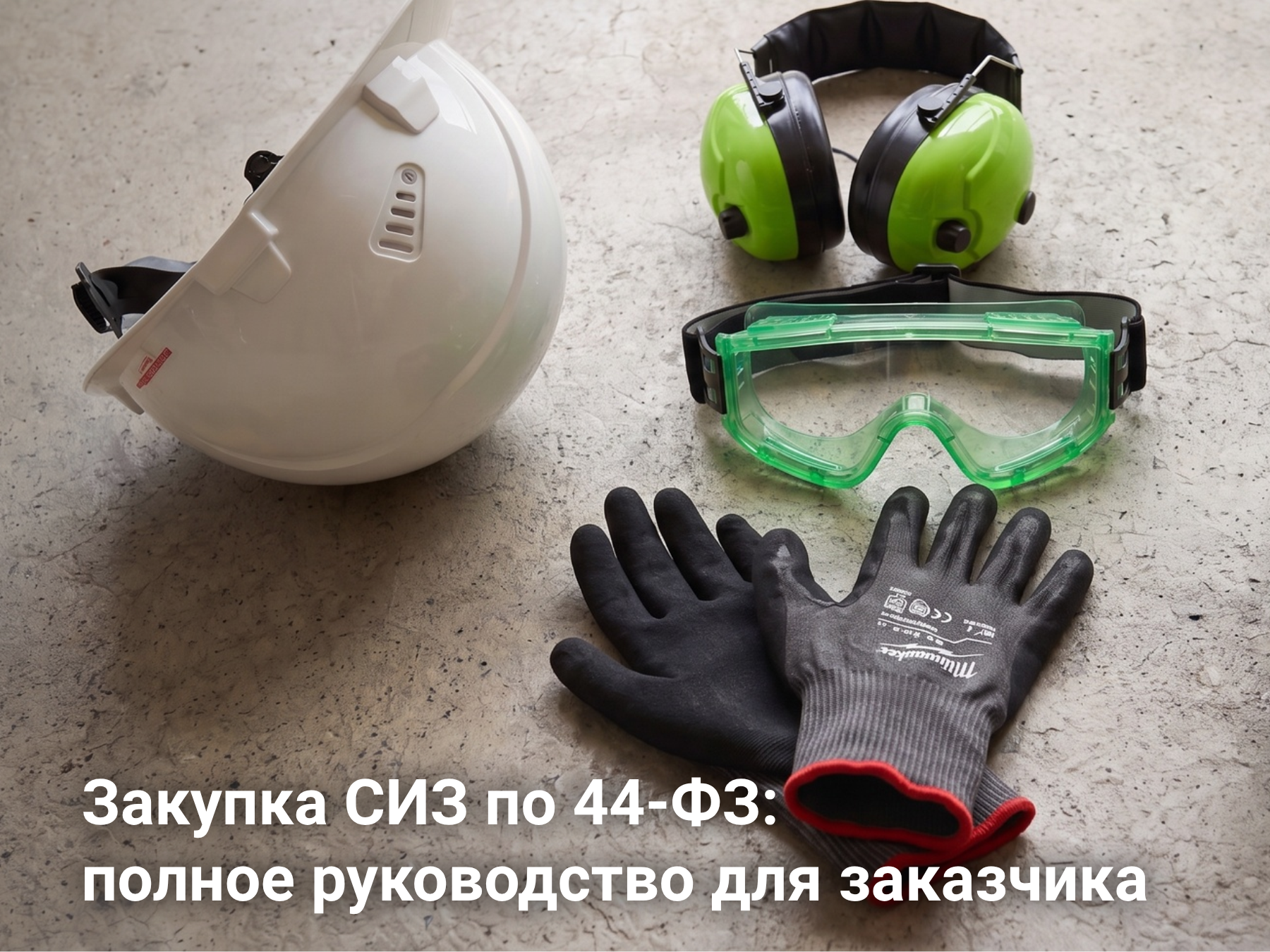 Закупка СИЗ по 44-ФЗ: полное руководство для госзаказчика в 2026 году